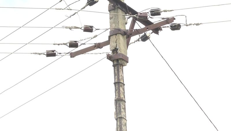 Dilapidated electric pole problem not only for people cattle but also for wild animals gvd