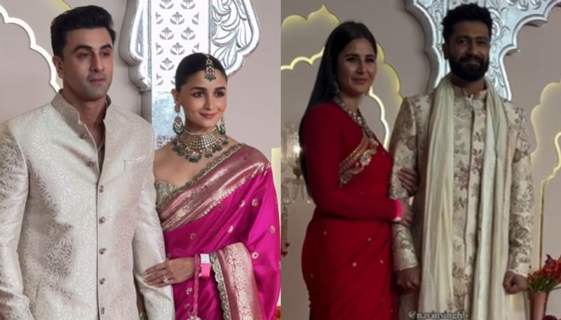 Anant Ambani, Radhika Merchant wedding: Alia Bhatt-Katrina Kaif draped in saree, Vicky- Ranbir wear sherwani RKK