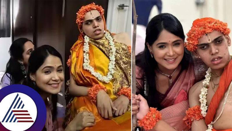 Mokshita Pai  heroine of Paru serial has did upanayana to her 20 years old brother suc