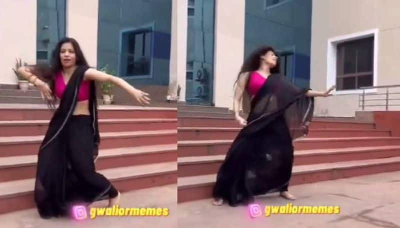 woman dancing in front of Gwalior Collectorate complaint filed