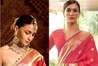 recreate alia bhatt pink saree from anant radhika wedding