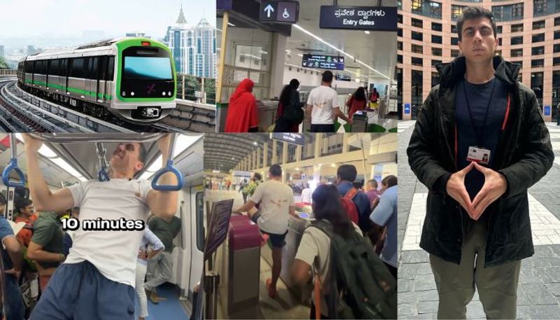 youtuber fidias Panayiotou who travel without ticket in Bengaluru namma metro now he Europe parliament member mrq