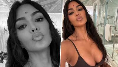 Kim Kardashian in India: Actress flaunts 'welcome tika' in selfie post-Anant Ambani-Radhika Merchant's wedding