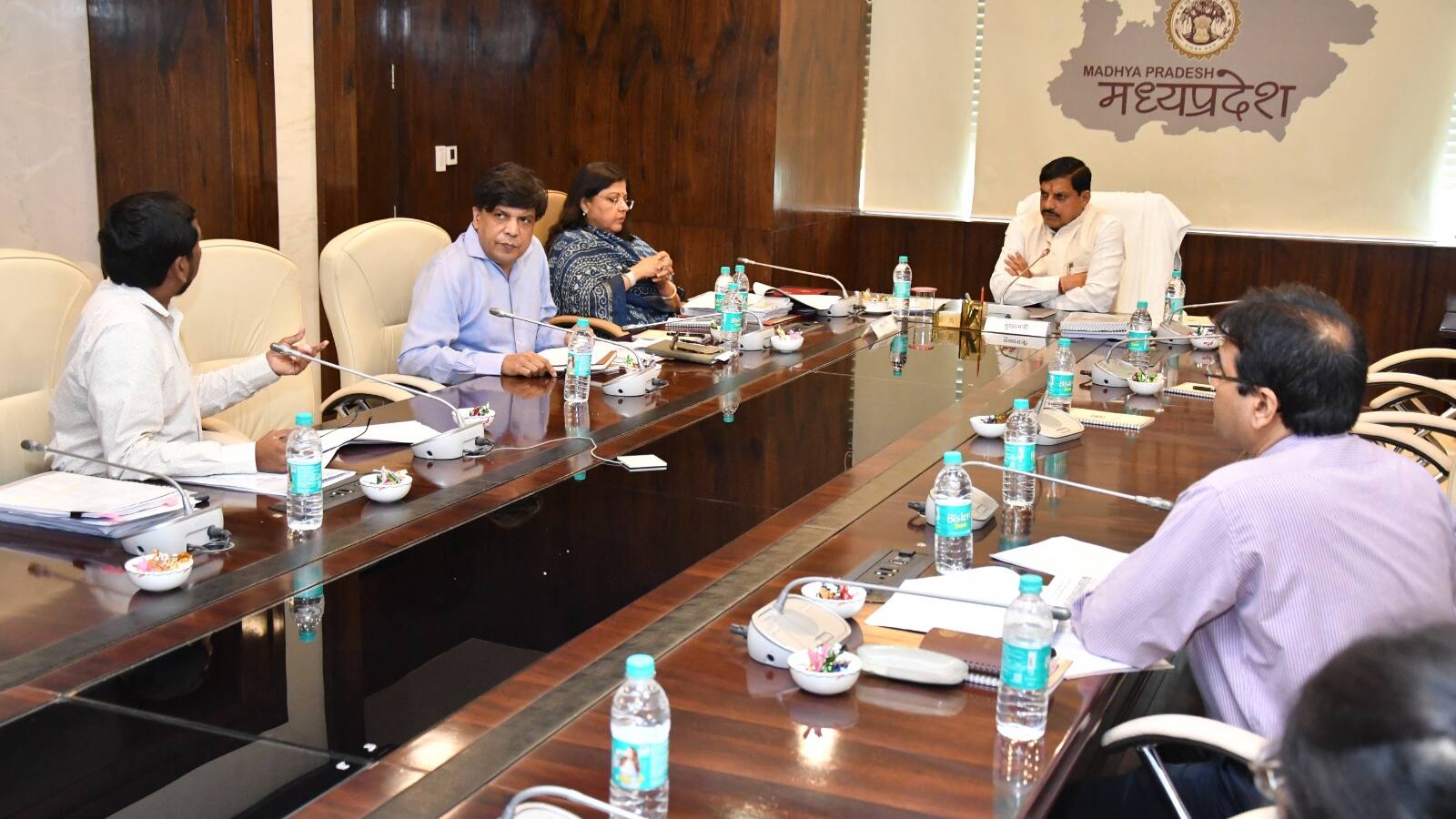 CM Mohan Yadav review meeting