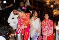 [PICS] Kim Kardashian and Khloe Kardashian visit Mumbai's Iskon temple, perform Seva with Jay Shetty RTM