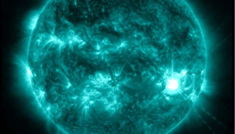 Sun Releases Strong Solar Flare on July 13 2024 and NASA Solar Dynamics Observatory captured an image