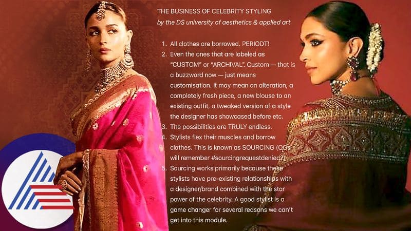 All clothes are borrowed Diet Sabya reveals TRUTH behind celebrity styling business Rao