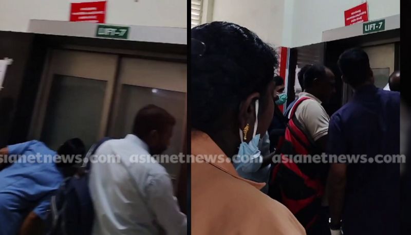 second time in 12 hours 3 doctors trapped inside lift in TVM medical college