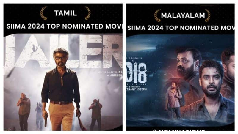 SIIMA 2024 nomination jailer nominated 11 category mma