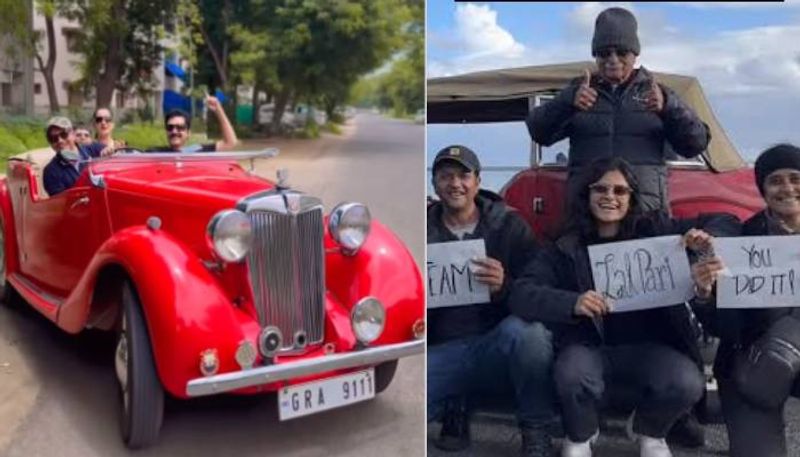 journey from Gujarat to London in a 73 year old car 