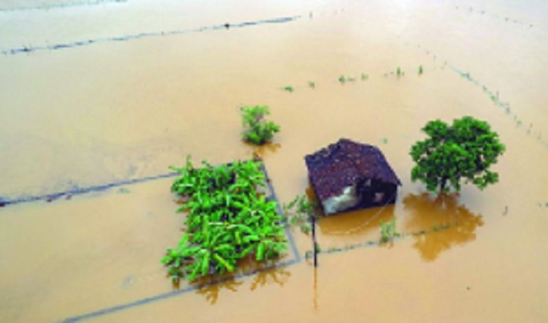 Heavy rains in coastal and malenadu areas losses hundreds of houses damaged gvd