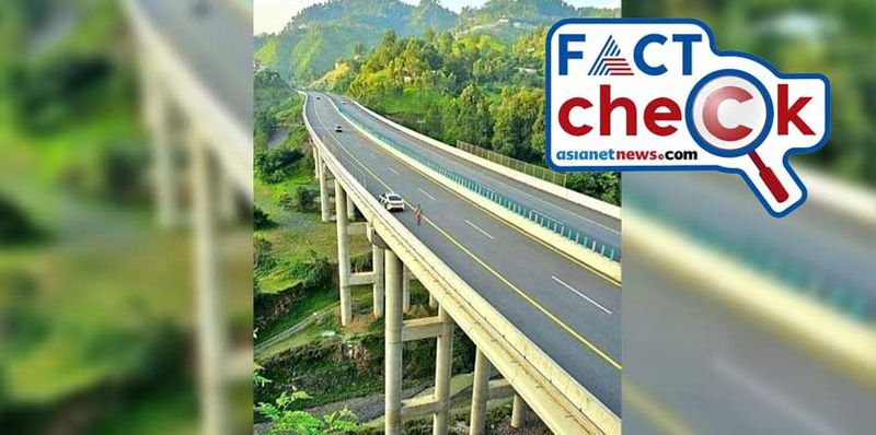 Viral photo of Kerala road is fake Fact Check