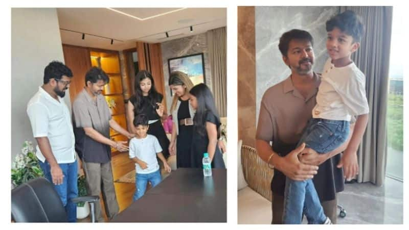 Actress rambha visit actor vijay house latest photos goes viral mma