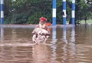 Elderly Man Saves Puppies from Flooded Temple in Aluva Kerala Video Goes Viral iwh