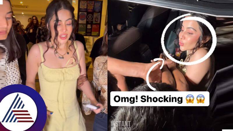 Urfi Javed Mobbed As She Steps Out Drunk and HARRASSED By people in Need video viral suc