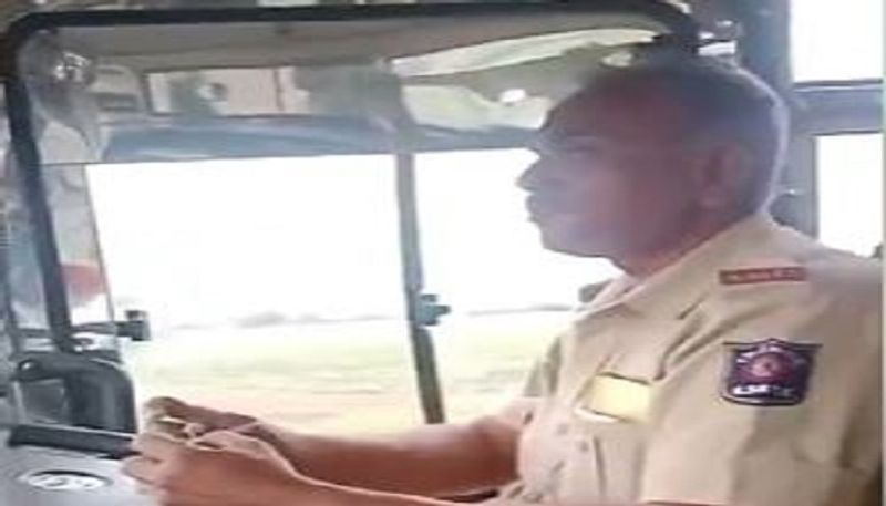 two oxen dies who ksrtc bus driver doing reels while driving in hubballi grg 