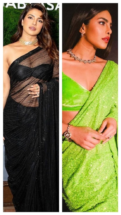 उम्र 20 हो 40,हसीन बना देंगे Priyanka Chopra के लेटेस्ट Blouse Designs