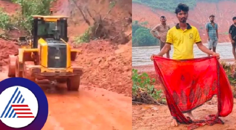 Heavy rain caused a massive landslide in Shiruru rav