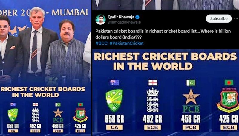 Pakistani sports journalist Qadir Khawaja heavily trolled for cropping BCCI's earnings in richest boards list snt