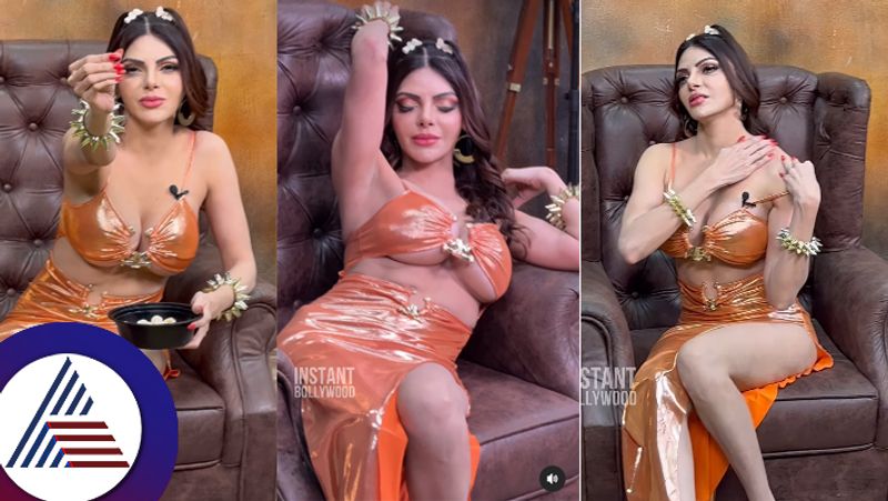 Sherlyn Chopra offered to massage her body  while untying the piece of clothing wearing suc