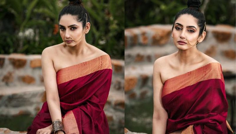 actress  ragini dwivedi  shares saree look photos and  says confidence is sexy owning it mrq