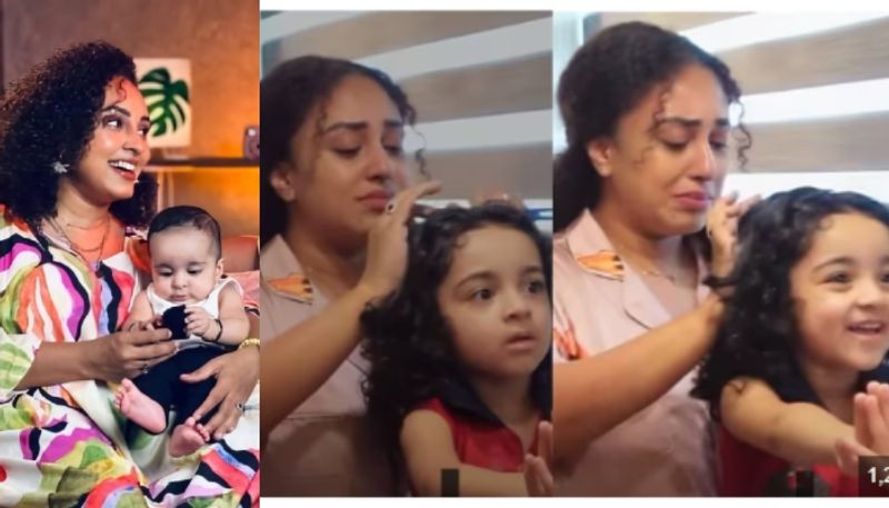 pearle maaney asks why Nilu Baby cried when she went to school 