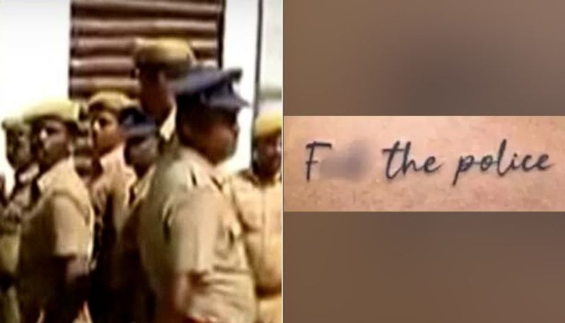 F the police': Bengaluru artist in legal soup over controversial tattoo on Instagram gcw