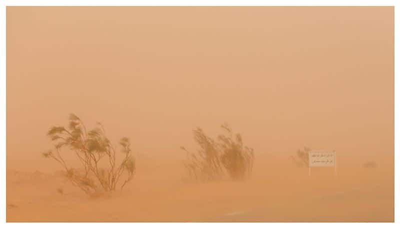 dust storm hit kuwait on thursday 