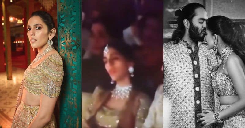 Mukesh Ambani's daughter in law Shloka Mehta fell asleep in Anant Ambani - Radhika Merchant Wedding Viral video Rya