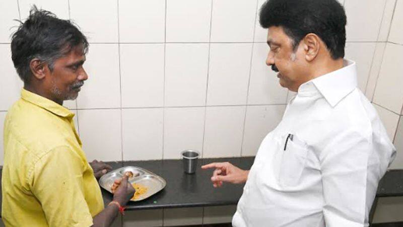 Chief Minister Stalin inspection at Amma Unavagam tvk