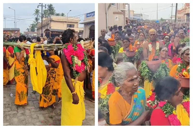 Aadi first friday 2024 thousands of devotees visit samayapuram mariamman temple on aadi velli vel