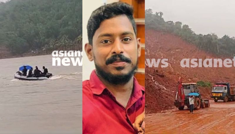 Arjun rescue operations latest update Arjun lorry found in Gangavali river Stopped searching for today during heavy rain