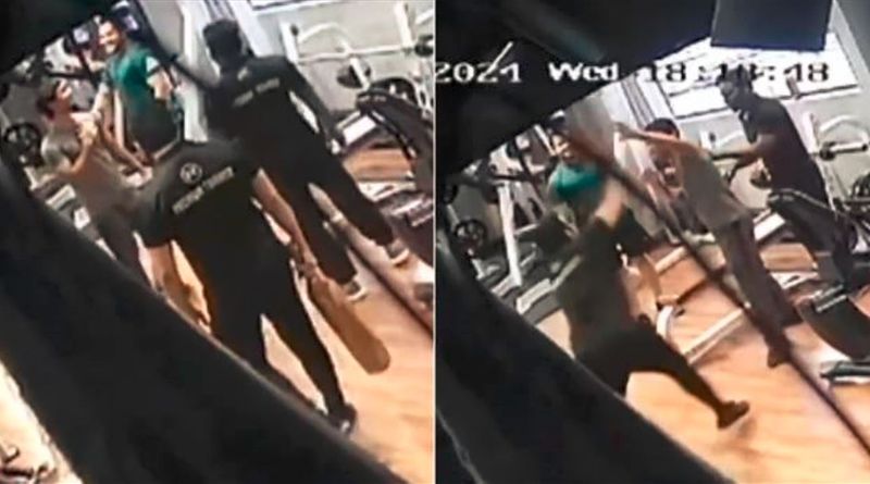 Gym Trainer Assaults Gym customer by training equipment Mugdar in mumbai Assault Video Goes Viral akb