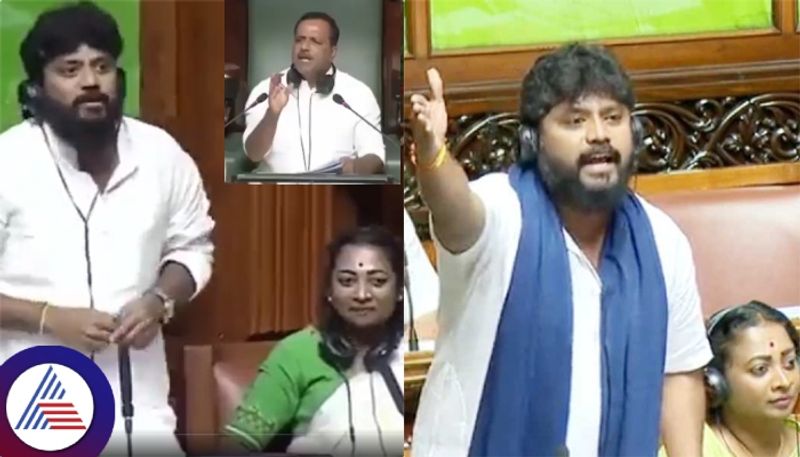 Karnataka  assembly session 2024 Speaker UT Khader did not allow MLA Pradeep Eshwar to speak sat