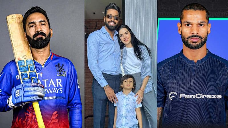 These are the divorced Indian cricketers including Hardik Pandya, Shikhar Dhawan RMA