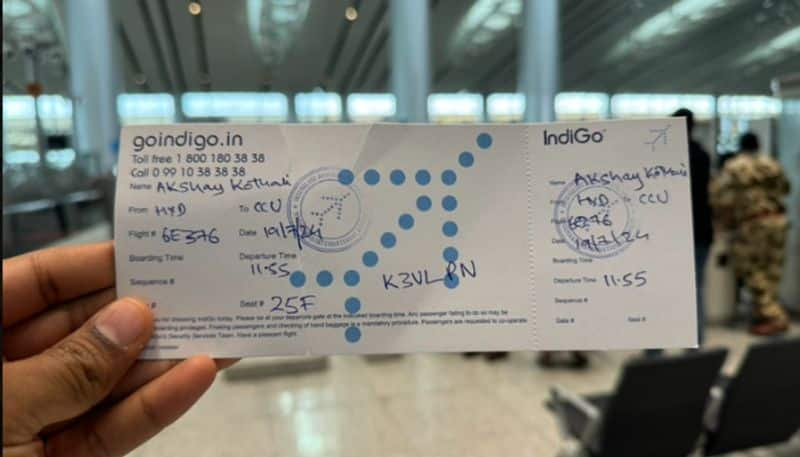 IndiGo reacted to viral photo of hand written boarding pass