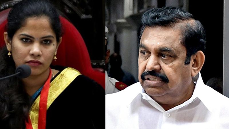 Chennai Mayor Priya Slams Edappadi Palanisamy tvk