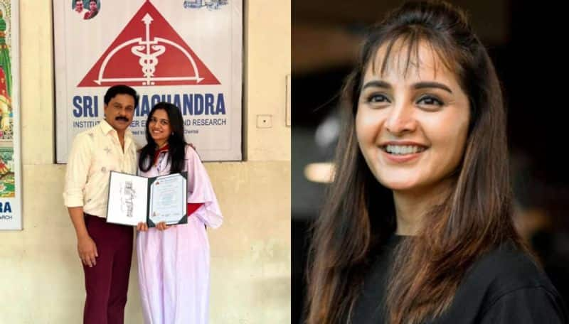 Dileep and Manju Warrier daughter meenakshi become doctor ans