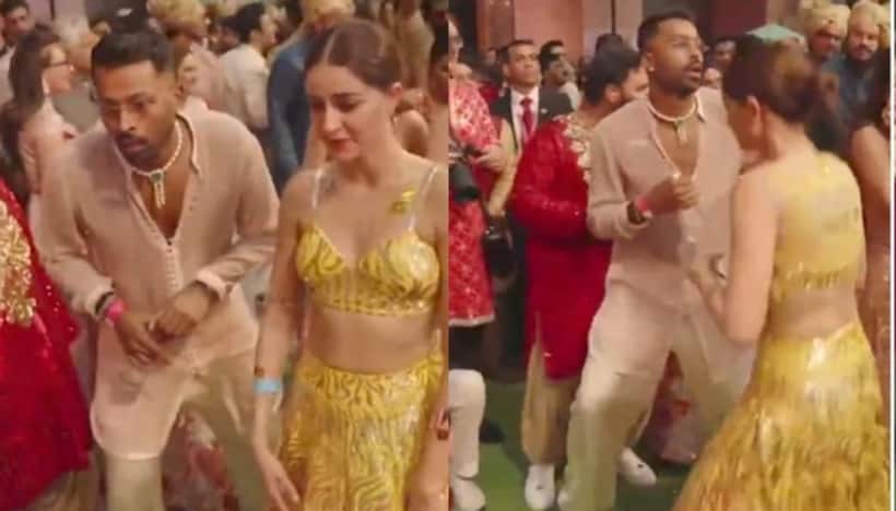 Hardik Pandya, Ananya Panday's dance video goes viral, netizens say, 'Ambani ne bana di jodi'