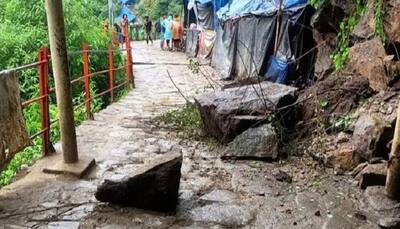 Tragic landslide near Kedarnath: Three dead, two injured as boulders roll down hiking route