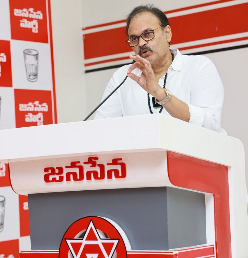 Jana Sena leader Nagababu criticized YCP as a biting dog GVR