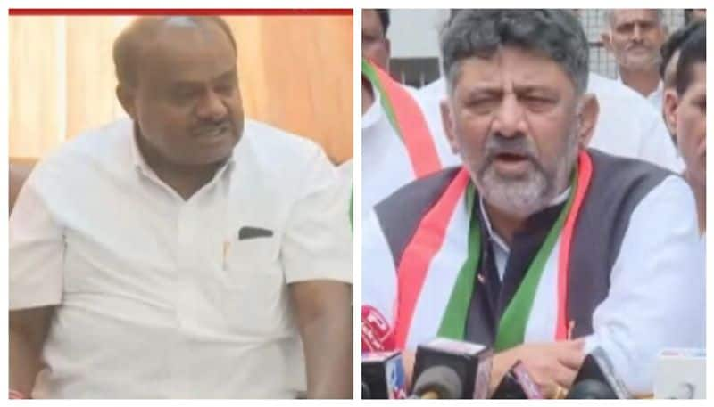 hd kumaraswamy give tong to DK Shivakumar statement nbn