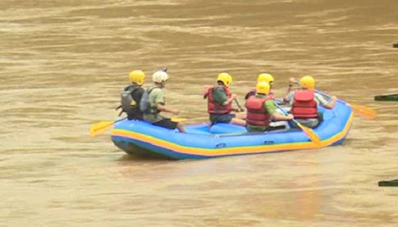 locals object to water adventure sports in bhadra river in chikkamagaluru grg 