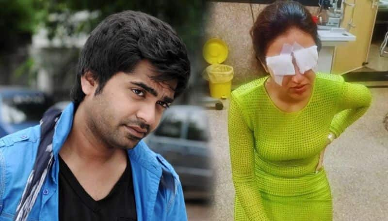 Simbu vaanam movie actress jasmin bhasin lost eye sight temporarily ans 