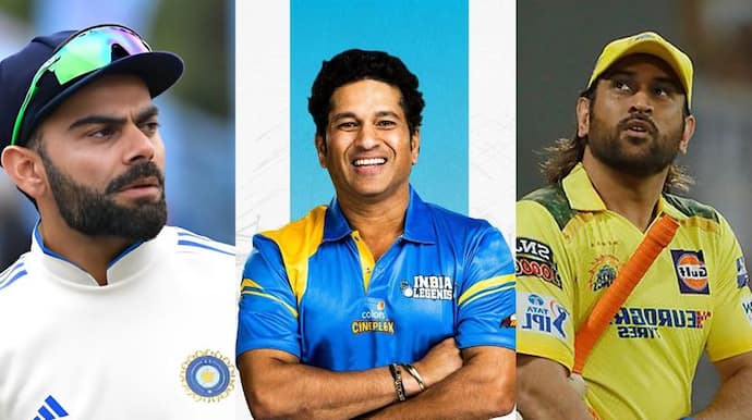 Virat Kohli, MS Dhoni, Sachin Tendulkar
