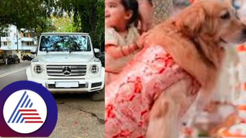 Mukesh ambani dog happy travels in luxurious car worth Rs 4 cr rav