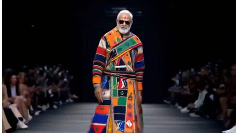 Obama Biden, Putin, Pm Modi Walking the ramp in AI Fashion Show ram 