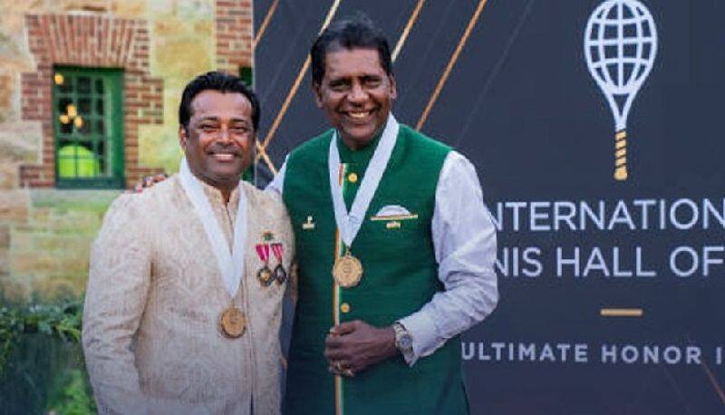 Indian legends Leander Paes and Vijay Amritraj inducted into International Tennis Hall of Fame kvn