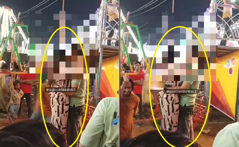 Couple accepts challenge and kiss openly to prove relationship at nauchandi mela meerut ckm