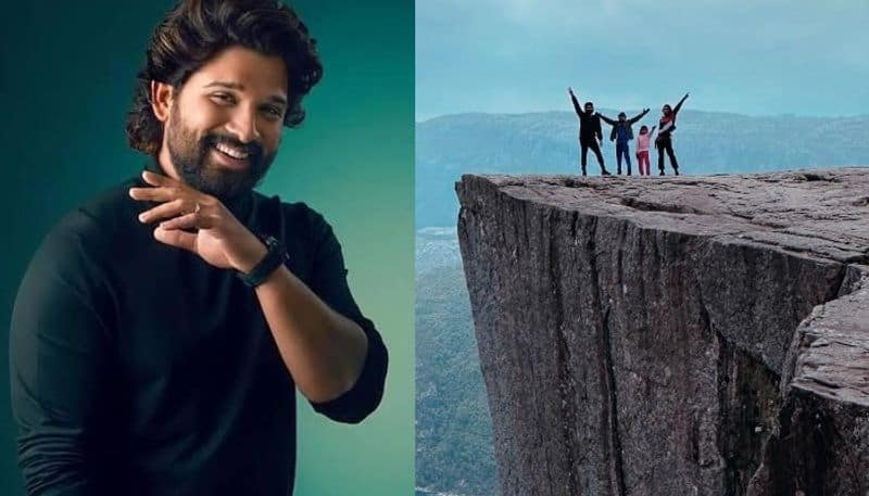 Allu Arjun enjoying with family in Norway dtr